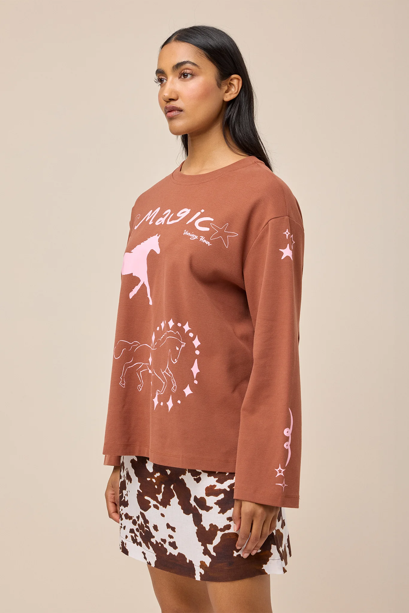 STORY TEE - HORSE MAGIC CHESTNUT - Hercitys