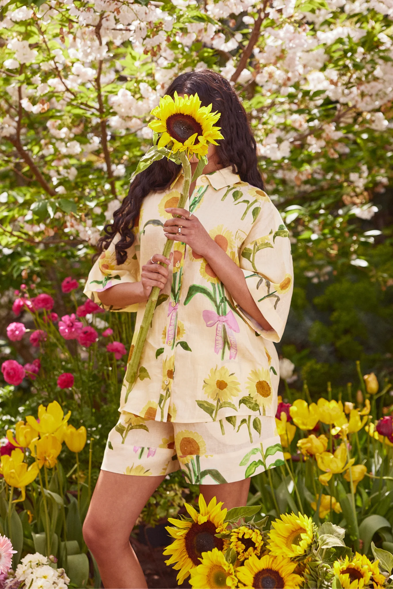 PATCHWORK SHORT - SUNFLOWER - Hercitys