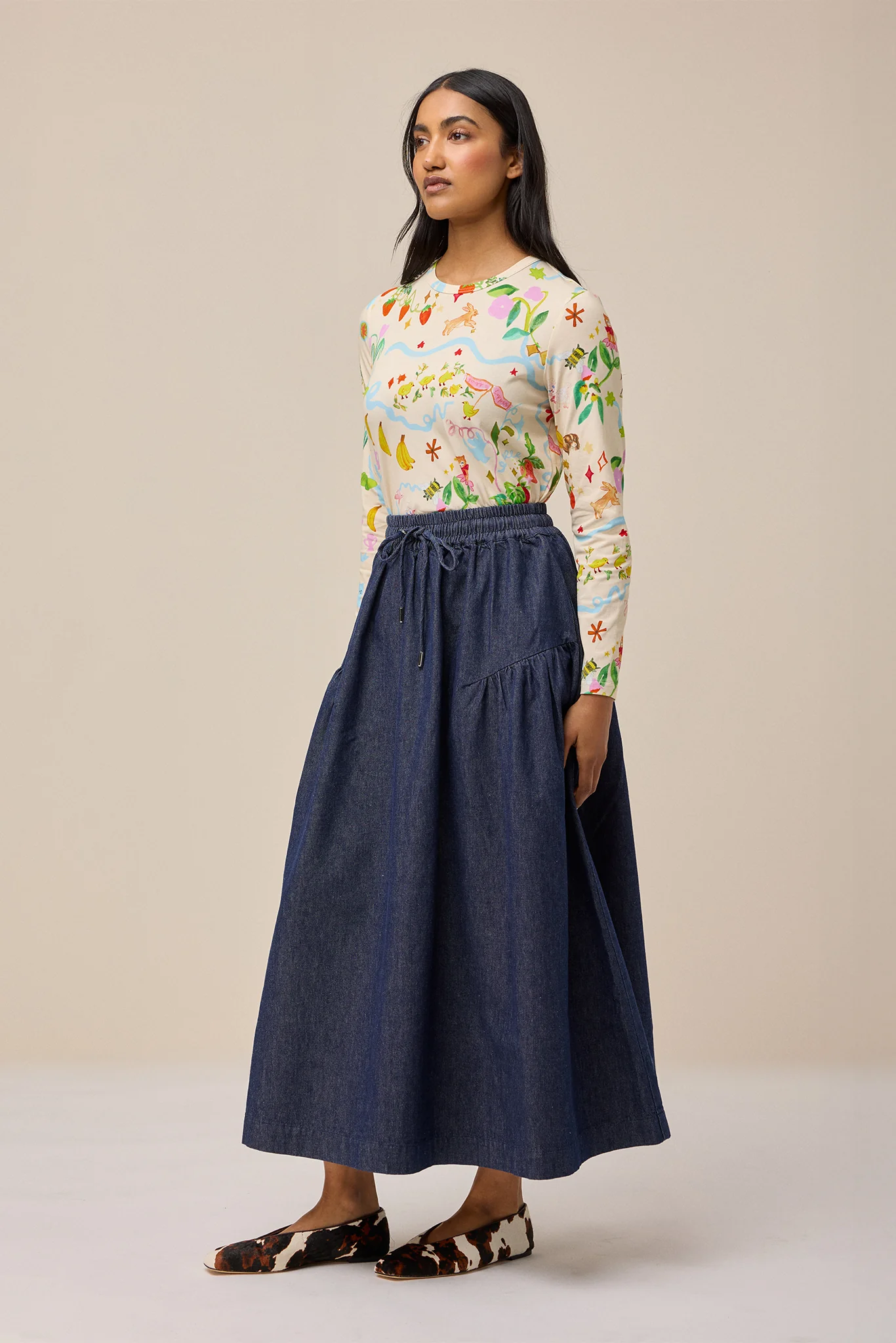 MATILDA SKIRT - DENIM - Hercitys