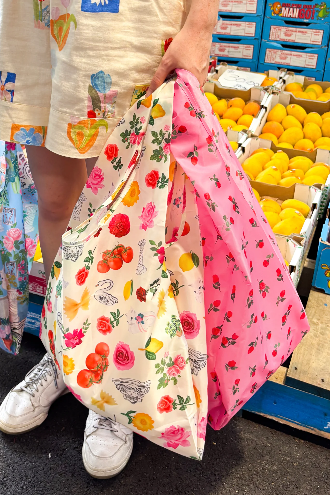 SHOPPING BAG - ROSES - Hercitys