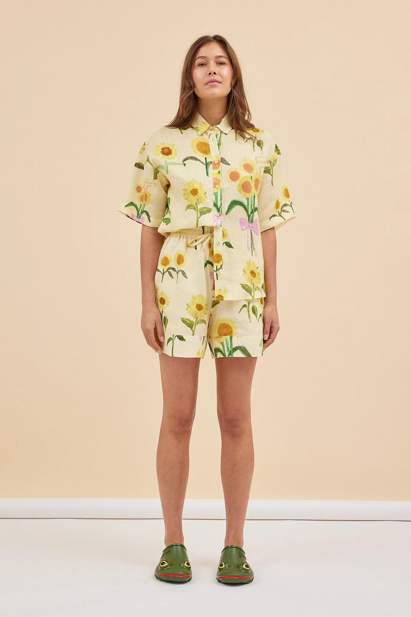 PATCHWORK SHORT - SUNFLOWER - Hercitys