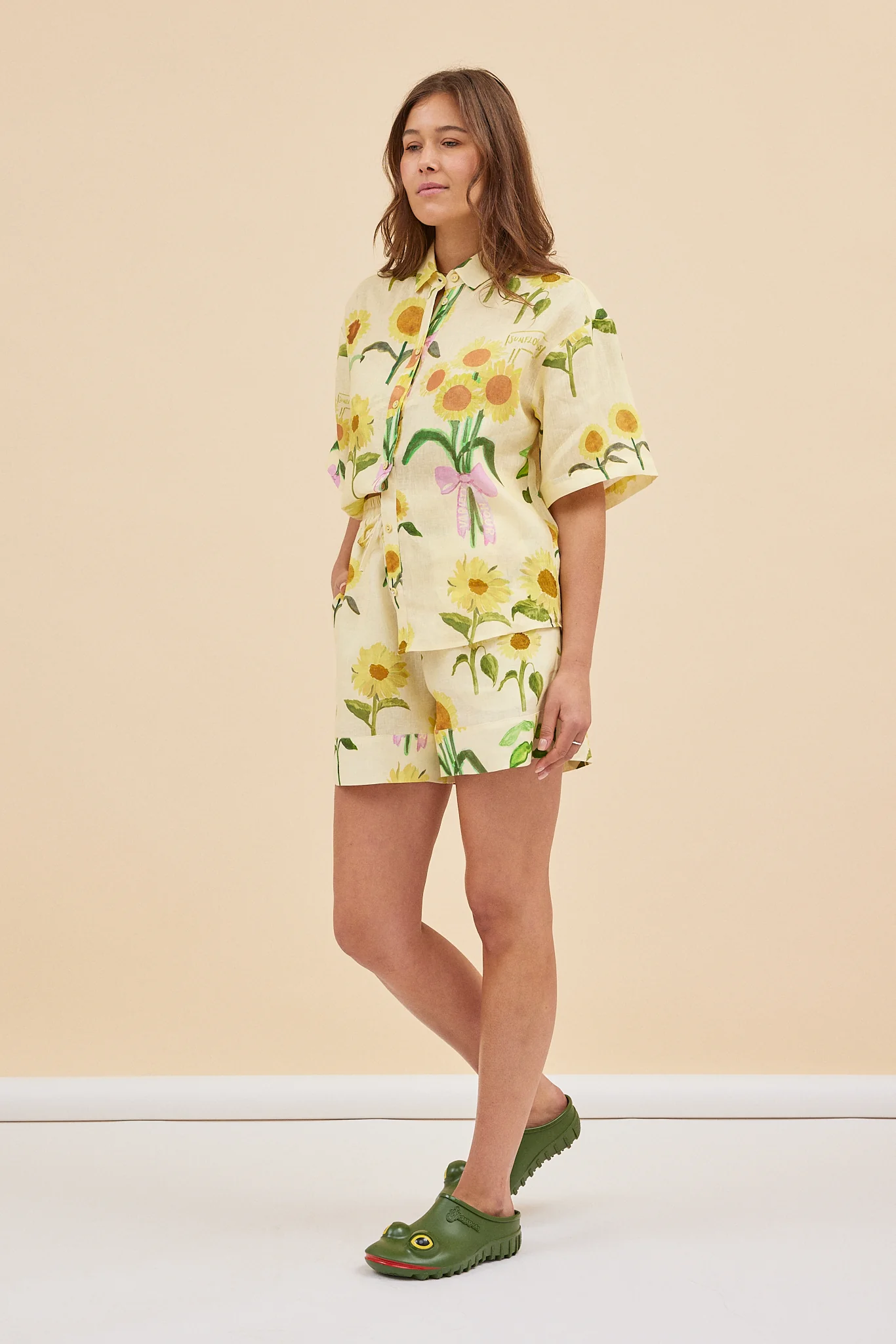 PATCHWORK SHORT - SUNFLOWER - Hercitys