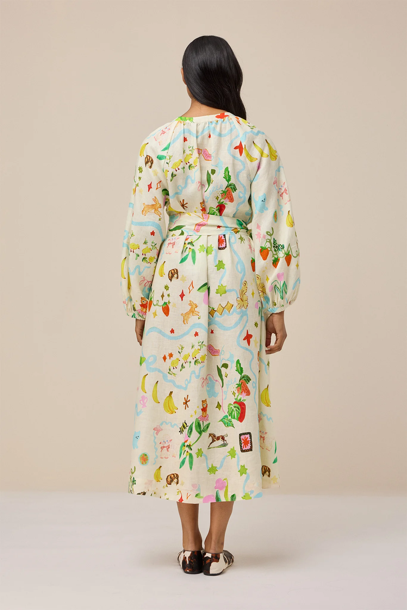 KEEPSAKE DRESS - STORY BOOK CREAM - Hercitys