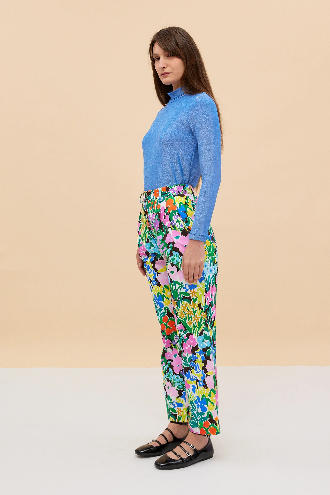 REWORK PANT - FLOWER MARKET - Hercitys