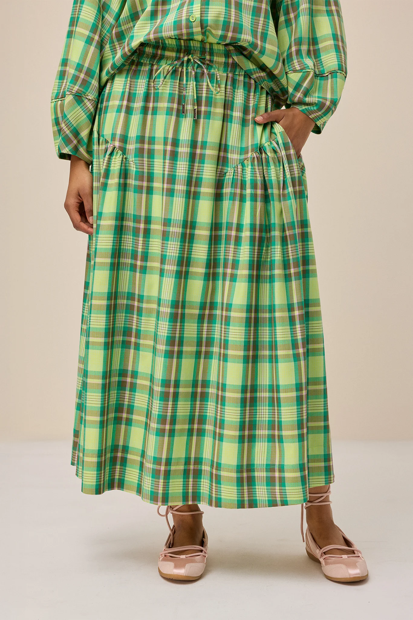 MATILDA SKIRT - PICNIC PLAID - Hercitys