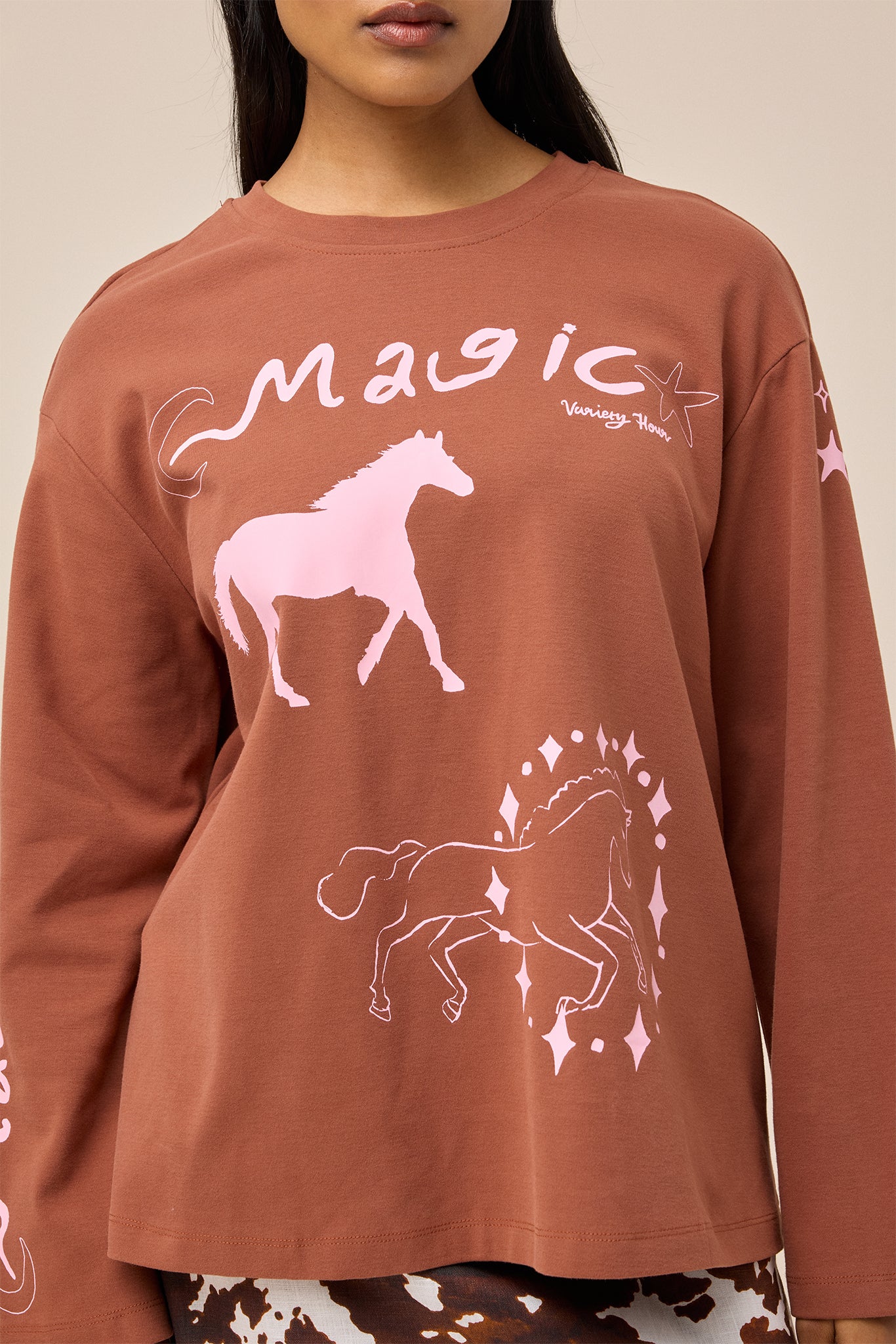 STORY TEE - HORSE MAGIC CHESTNUT - Hercitys